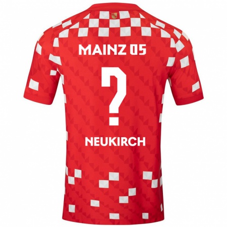 Kandiny Kinder Nico Neukirch #0 Weiß Rot Heimtrikot Trikot 2024/25 T-Shirt