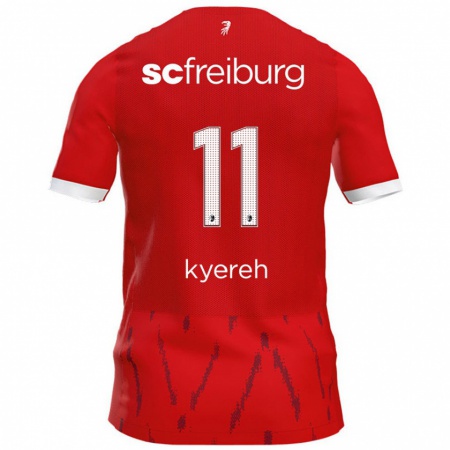 Kandiny Kinder Daniel-Kofi Kyereh #11 Rot Heimtrikot Trikot 2024/25 T-Shirt