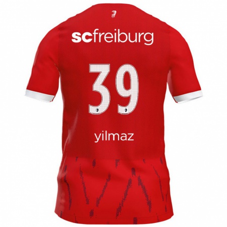 Kandiny Kinder Berkay Yılmaz #39 Rot Heimtrikot Trikot 2024/25 T-Shirt