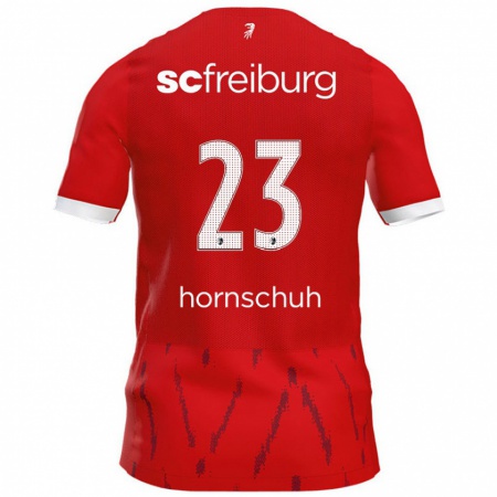 Kandiny Kinder Marc Hornschuh #23 Rot Heimtrikot Trikot 2024/25 T-Shirt