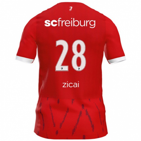 Kandiny Kinder Cora Zicai #28 Rot Heimtrikot Trikot 2024/25 T-Shirt