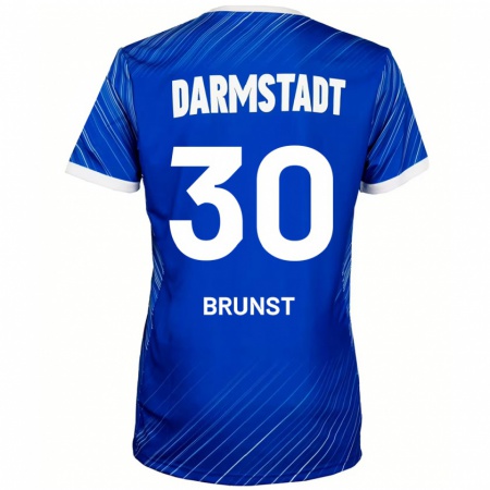 Kandiny Kinder Alexander Brunst #30 Blau Weiß Heimtrikot Trikot 2024/25 T-Shirt