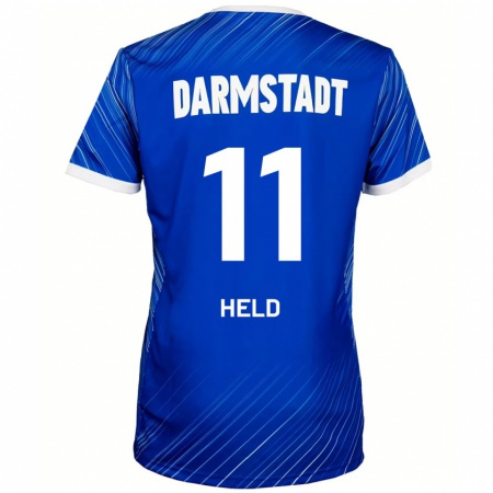 Kandiny Kinder Henry Held #11 Blau Weiß Heimtrikot Trikot 2024/25 T-Shirt