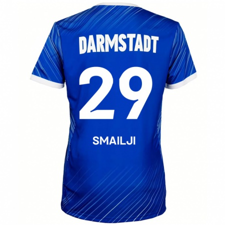 Kandiny Kinder Esad Smailji #29 Blau Weiß Heimtrikot Trikot 2024/25 T-Shirt