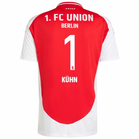 Kandiny Kinder Samuel Kühn #1 Rot Weiß Heimtrikot Trikot 2024/25 T-Shirt