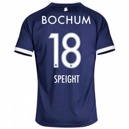 Kandiny Kinder Benjamin Speight #18 Dunkelblau Heimtrikot Trikot 2024/25 T-Shirt