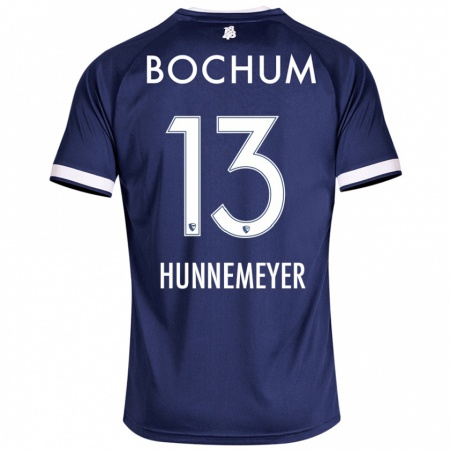 Kandiny Kinder Maja Hünnemeyer #13 Dunkelblau Heimtrikot Trikot 2024/25 T-Shirt