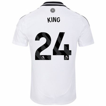 Kandiny Kinder Joshua King #24 Weiß Heimtrikot Trikot 2024/25 T-Shirt