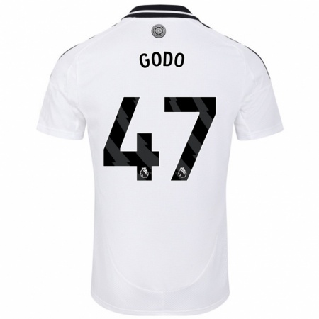 Kandiny Kinder Martial Godo #47 Weiß Heimtrikot Trikot 2024/25 T-Shirt