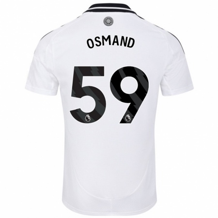 Kandiny Kinder Callum Osmand #59 Weiß Heimtrikot Trikot 2024/25 T-Shirt