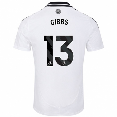 Kandiny Kinder Frankie Gibbs #13 Weiß Heimtrikot Trikot 2024/25 T-Shirt