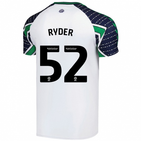 Kandiny Kinder Joe Ryder #52 Weiß Auswärtstrikot Trikot 2024/25 T-Shirt