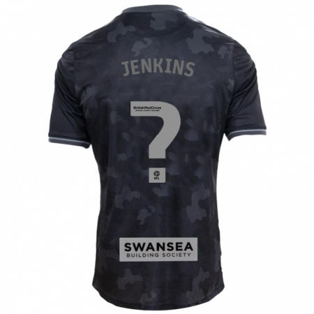 Kandiny Kinder Kian Jenkins #0 Schwarz Auswärtstrikot Trikot 2024/25 T-Shirt