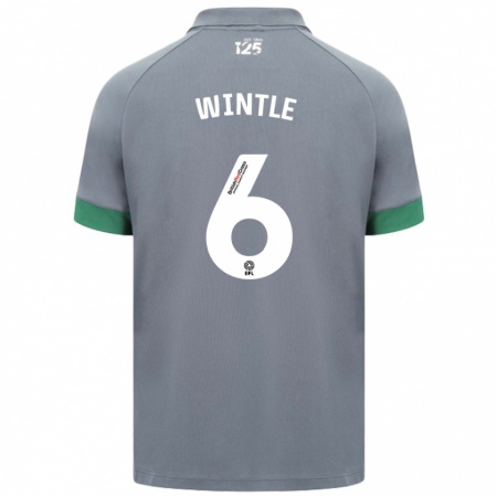 Kandiny Kinder Ryan Wintle #6 Dunkelgrau Auswärtstrikot Trikot 2024/25 T-Shirt