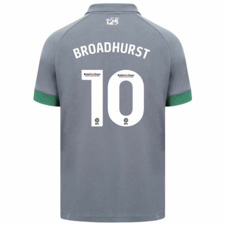 Kandiny Kinder Danielle Broadhurst #10 Dunkelgrau Auswärtstrikot Trikot 2024/25 T-Shirt