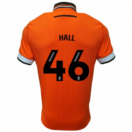 Kandiny Kinder Jack Hall #46 Orange Weiß Auswärtstrikot Trikot 2024/25 T-Shirt