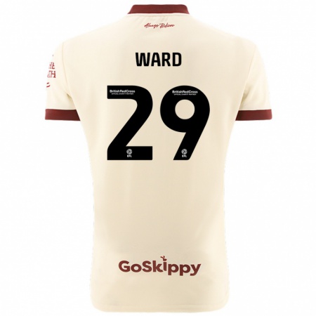 Kandiny Kinder Mari Ward #29 Cremeweiß Auswärtstrikot Trikot 2024/25 T-Shirt