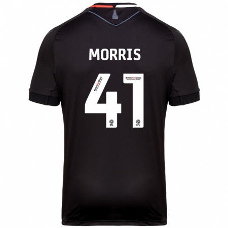 Kandiny Kinder Scott Morris #41 Schwarz Auswärtstrikot Trikot 2024/25 T-Shirt