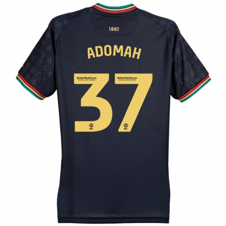 Kandiny Kinder Albert Adomah #37 Dunkelmarineblau Auswärtstrikot Trikot 2024/25 T-Shirt