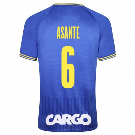 Kandiny Kinder Tyrese Asante #6 Weiß Auswärtstrikot Trikot 2024/25 T-Shirt