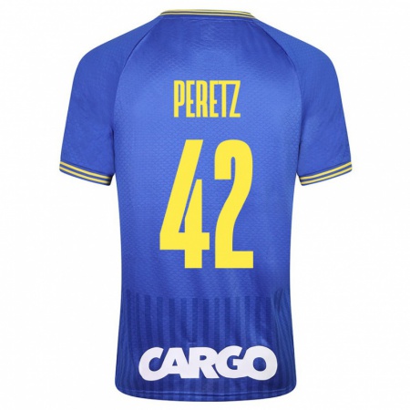 Kandiny Kinder Dor Peretz #42 Weiß Auswärtstrikot Trikot 2024/25 T-Shirt