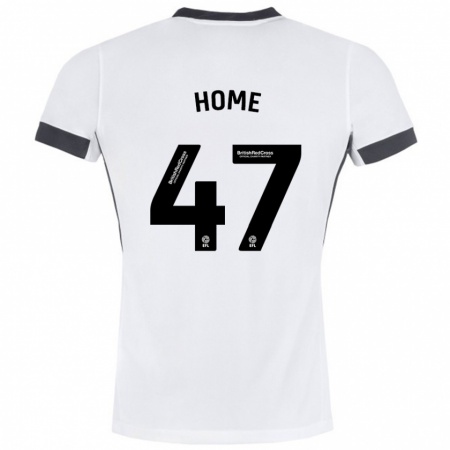 Kandiny Kinder Josh Home #47 Weiß Schwarz Auswärtstrikot Trikot 2024/25 T-Shirt