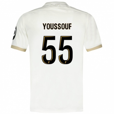 Kandiny Kinder Youssouf Ndayishimiye #55 Weißgold Auswärtstrikot Trikot 2024/25 T-Shirt