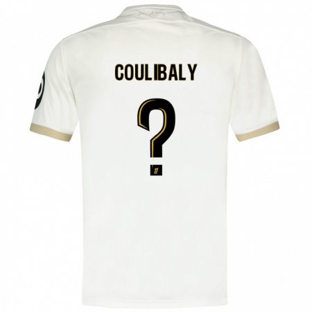 Kandiny Kinder Djibril Coulibaly #0 Weißgold Auswärtstrikot Trikot 2024/25 T-Shirt