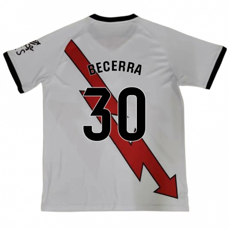 Kandiny Kinder Samuel Becerra #30 Rot Auswärtstrikot Trikot 2024/25 T-Shirt