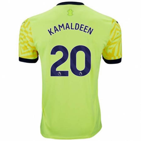 Kandiny Kinder Kamaldeen Sulemana #20 Gelb Auswärtstrikot Trikot 2024/25 T-Shirt