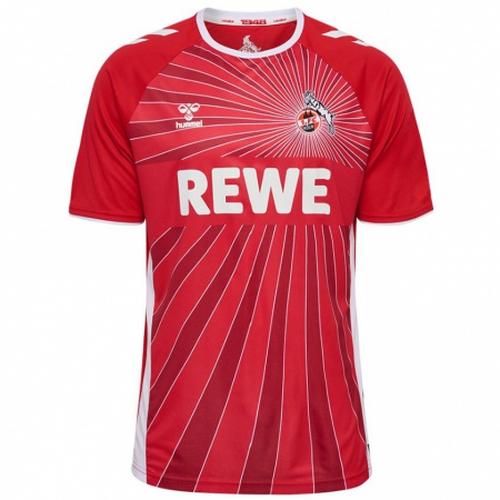 Kandiny Kinder Paula Hoppe #13 Rot Weiß Auswärtstrikot Trikot 2024/25 T-Shirt