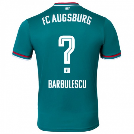 Kandiny Kinder Luca Bărbulescu #0 Dunkelgrün Auswärtstrikot Trikot 2024/25 T-Shirt