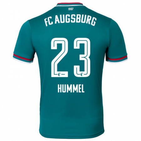 Kandiny Kinder Niklas Hummel #23 Dunkelgrün Auswärtstrikot Trikot 2024/25 T-Shirt