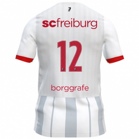 Kandiny Kinder Rafaela Borggräfe #12 Weiß Grau Auswärtstrikot Trikot 2024/25 T-Shirt