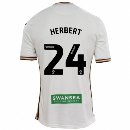 Kandiny Herren Chelsea Herbert #24 Rot Weiß Heimtrikot Trikot 2024/25 T-Shirt