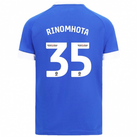 Kandiny Herren Andy Rinomhota #35 Himmelblau Heimtrikot Trikot 2024/25 T-Shirt