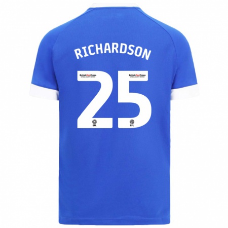 Kandiny Herren Tija Richardson #25 Himmelblau Heimtrikot Trikot 2024/25 T-Shirt