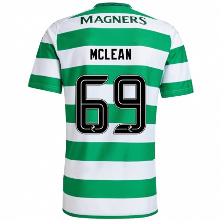 Kandiny Herren Kai Mclean #69 Grün Weiß Heimtrikot Trikot 2024/25 T-Shirt