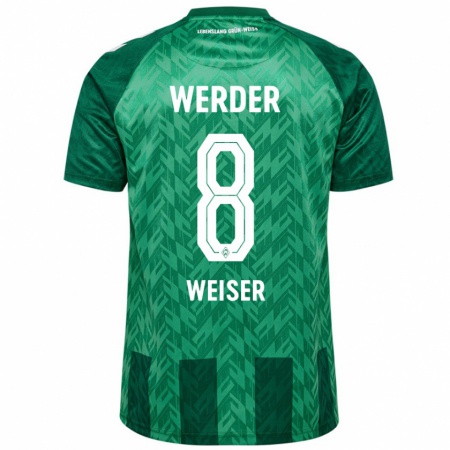 Kandiny Herren Mitchell Weiser #8 Grün Heimtrikot Trikot 2024/25 T-Shirt