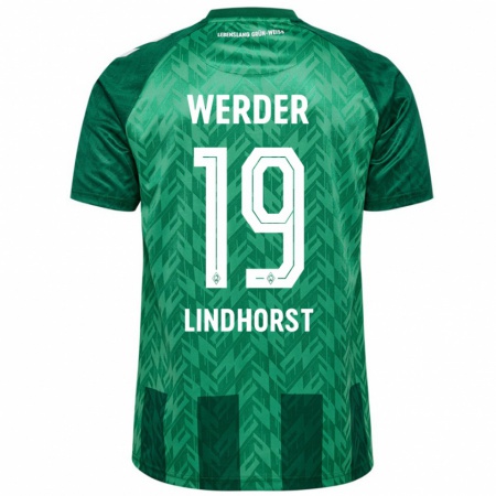 Kandiny Herren Jerrit Lindhorst #19 Grün Heimtrikot Trikot 2024/25 T-Shirt