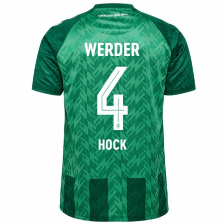 Kandiny Herren Alexander Höck #4 Grün Heimtrikot Trikot 2024/25 T-Shirt