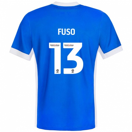 Kandiny Herren Ivana Fuso #13 Blau Weiß Heimtrikot Trikot 2024/25 T-Shirt