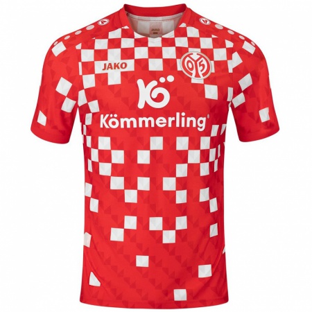 Kandiny Herren Ken Mata #10 Weiß Rot Heimtrikot Trikot 2024/25 T-Shirt