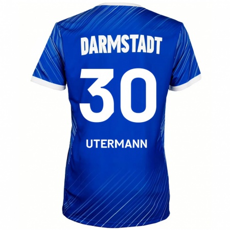 Kandiny Herren Anton Utermann #30 Blau Weiß Heimtrikot Trikot 2024/25 T-Shirt