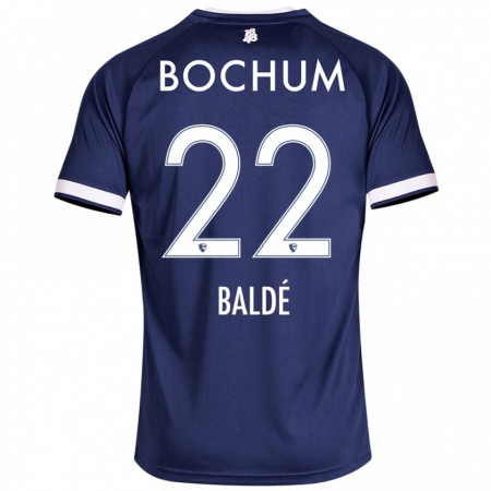 Kandiny Herren Aliou Baldé #22 Dunkelblau Heimtrikot Trikot 2024/25 T-Shirt