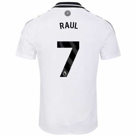 Kandiny Herren Raúl Jiménez #7 Weiß Heimtrikot Trikot 2024/25 T-Shirt