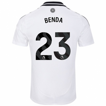 Kandiny Herren Steven Benda #23 Weiß Heimtrikot Trikot 2024/25 T-Shirt