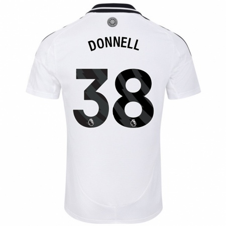 Kandiny Herren Chris Donnell #38 Weiß Heimtrikot Trikot 2024/25 T-Shirt