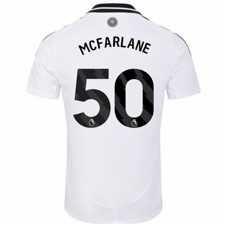 Kandiny Herren Callum Mcfarlane #50 Weiß Heimtrikot Trikot 2024/25 T-Shirt