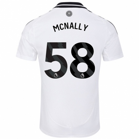 Kandiny Herren Alfie Mcnally #58 Weiß Heimtrikot Trikot 2024/25 T-Shirt